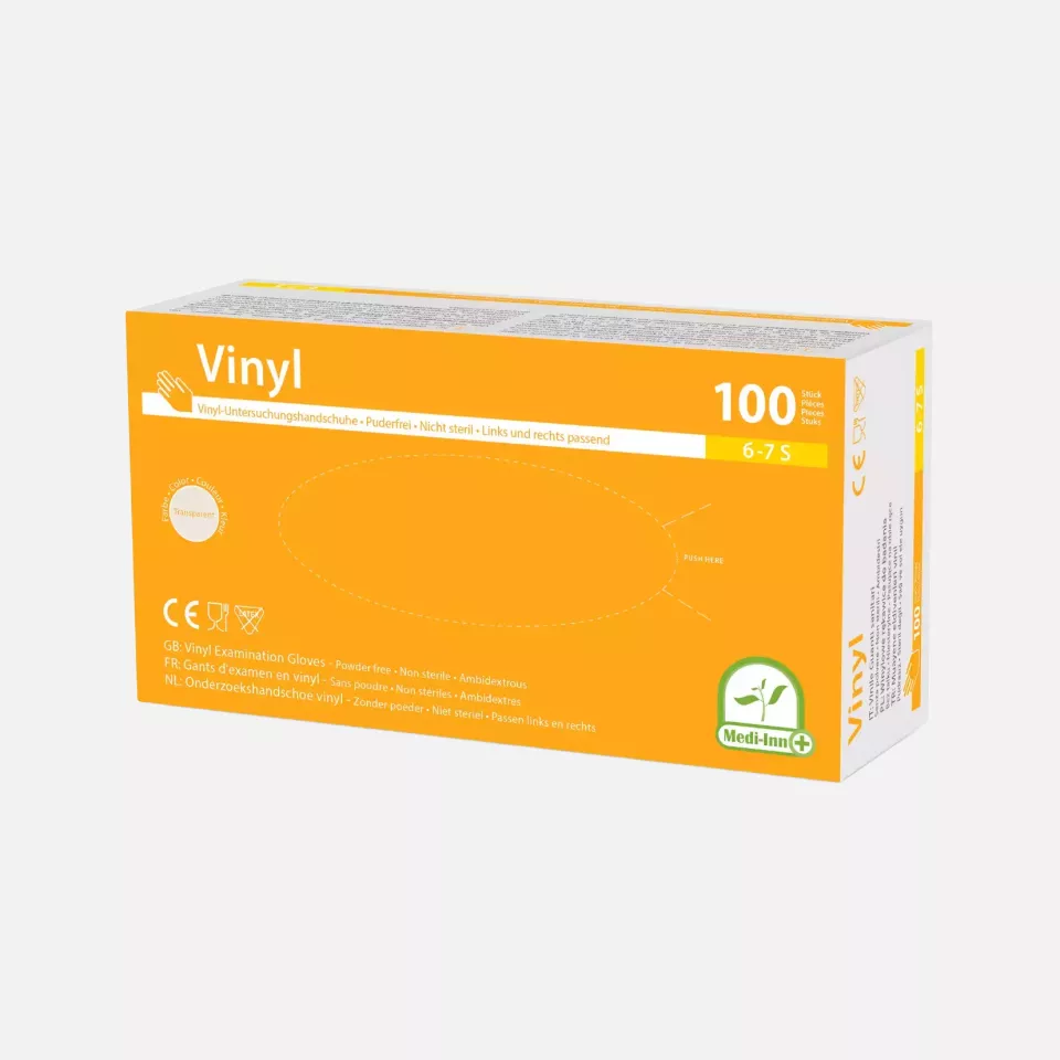 Medi-Inn N10117, Vinyl Gloves, image 1, gallery thumbnail