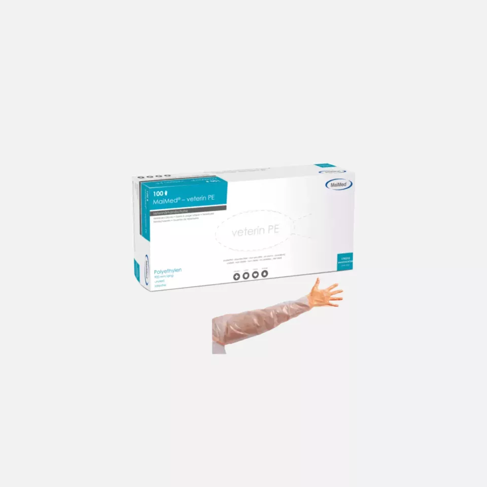 MaiMed 174310, Veterin PE Veterinary Glove 90 cm, image 1, gallery thumbnail