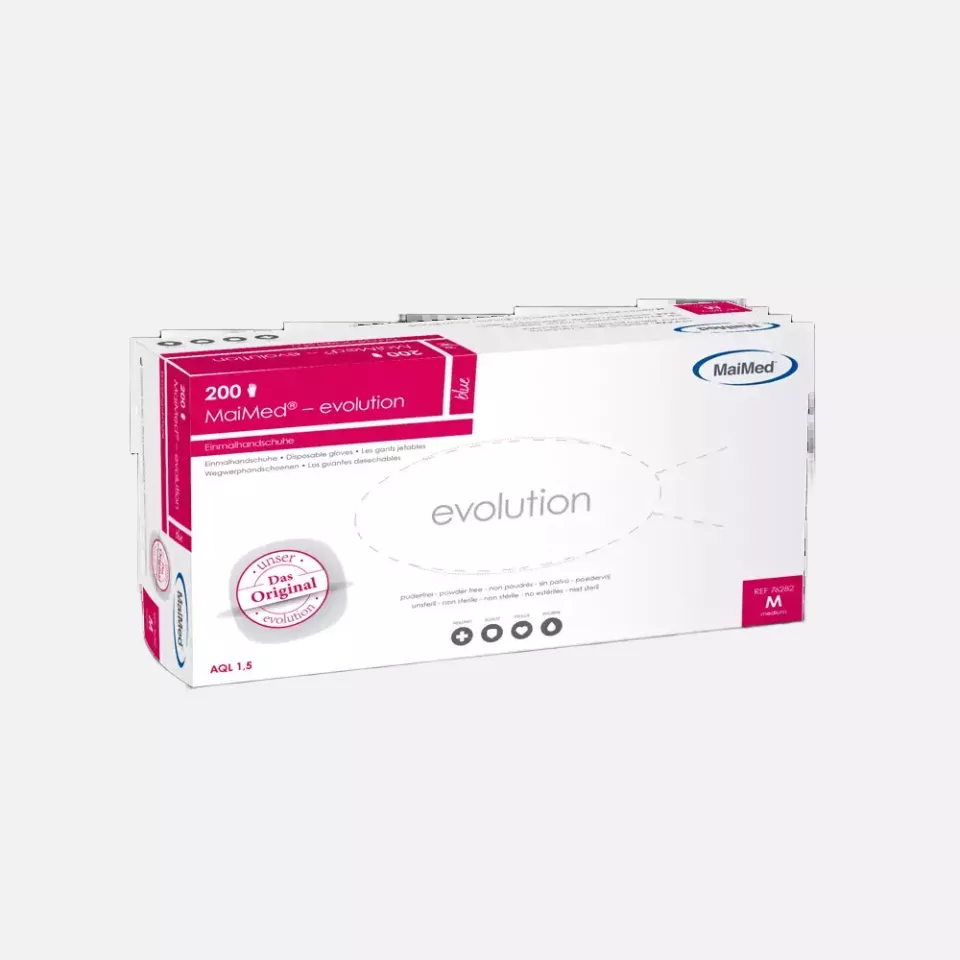 MaiMed 762, Evolution PE Disposable Gloves, Transparent, image 1, gallery thumbnail