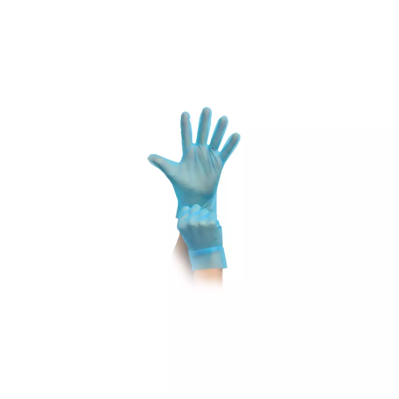 MaiMed 7628, Evolution PE Disposable Glove Blue, image 1