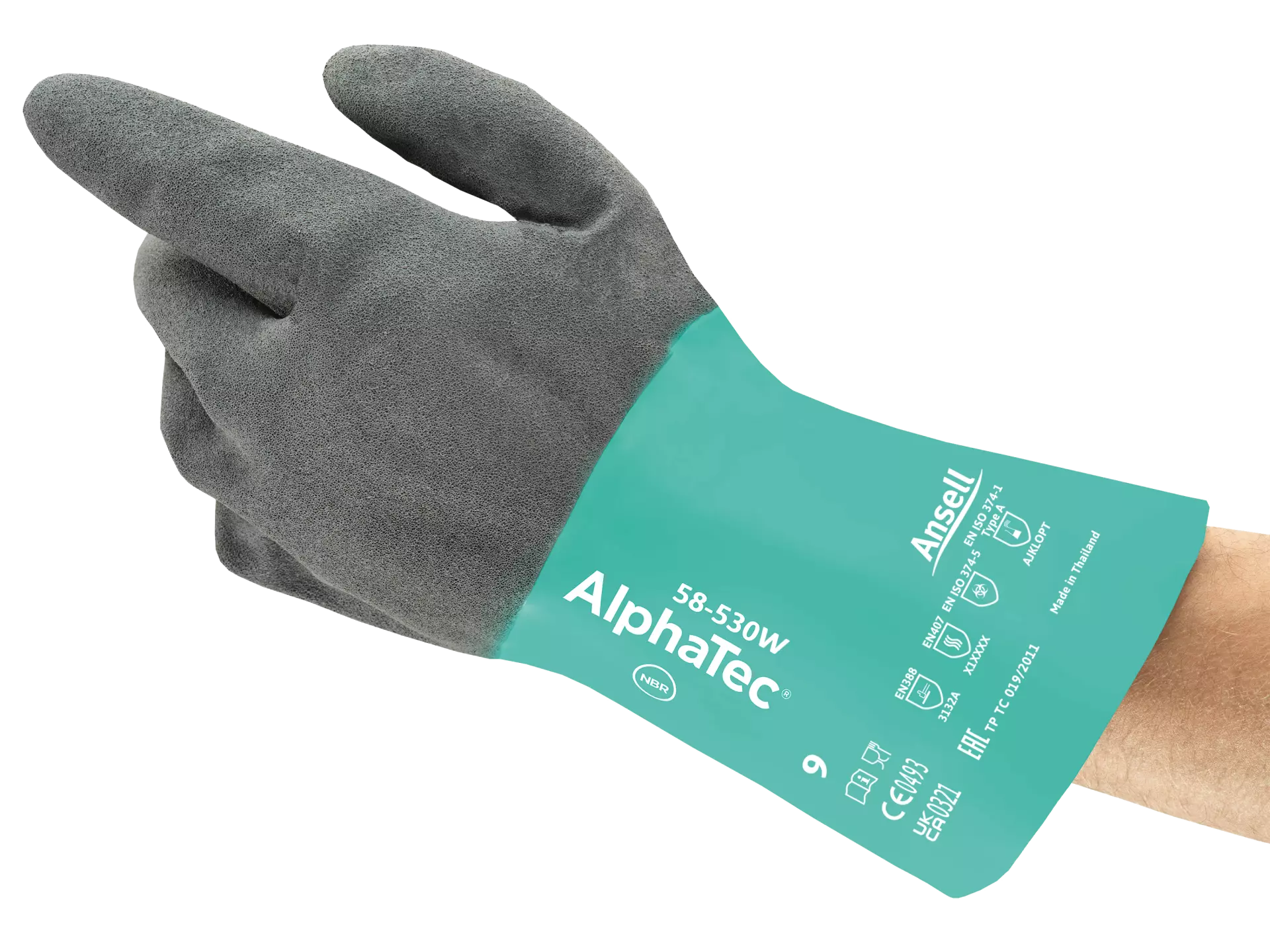 Ansell 58530W, AlphaTec 58-530W, image 4