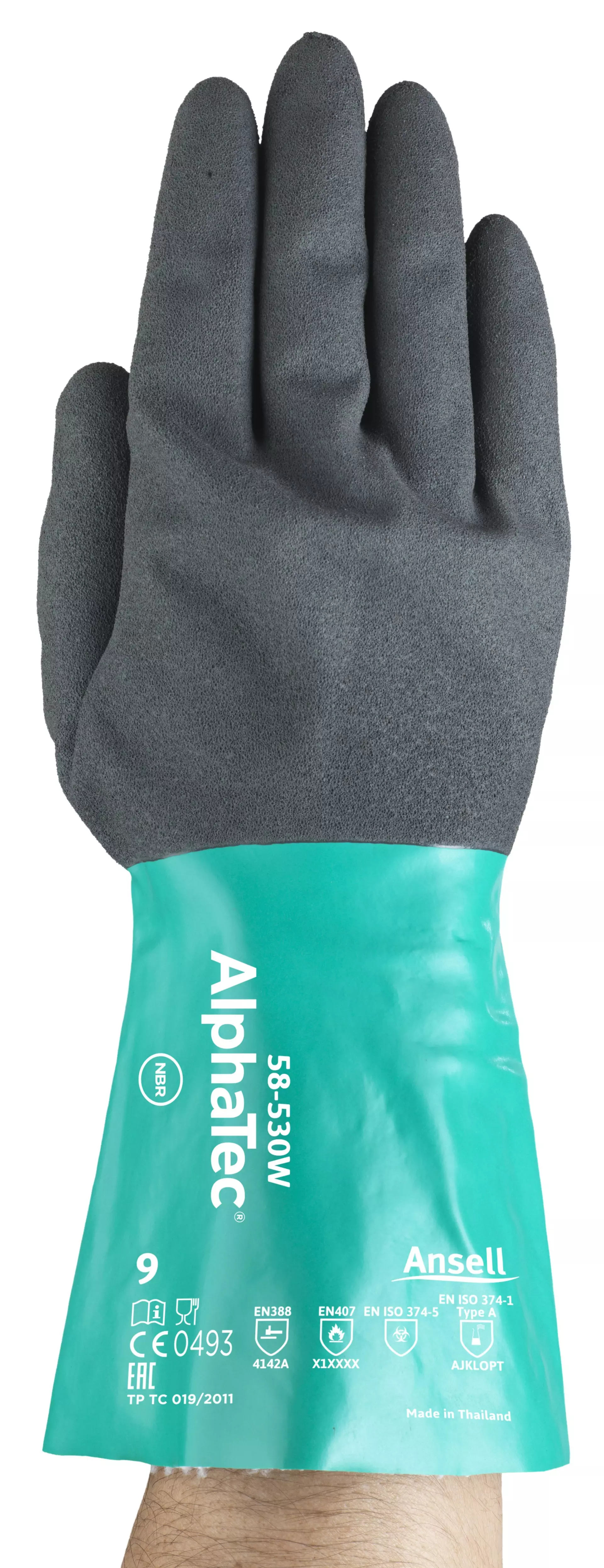 Ansell 58530W, AlphaTec 58-530W, image 1