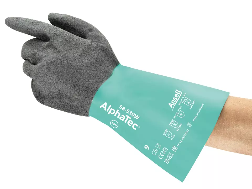 Ansell 58530W, AlphaTec 58-530W, image 2, gallery thumbnail