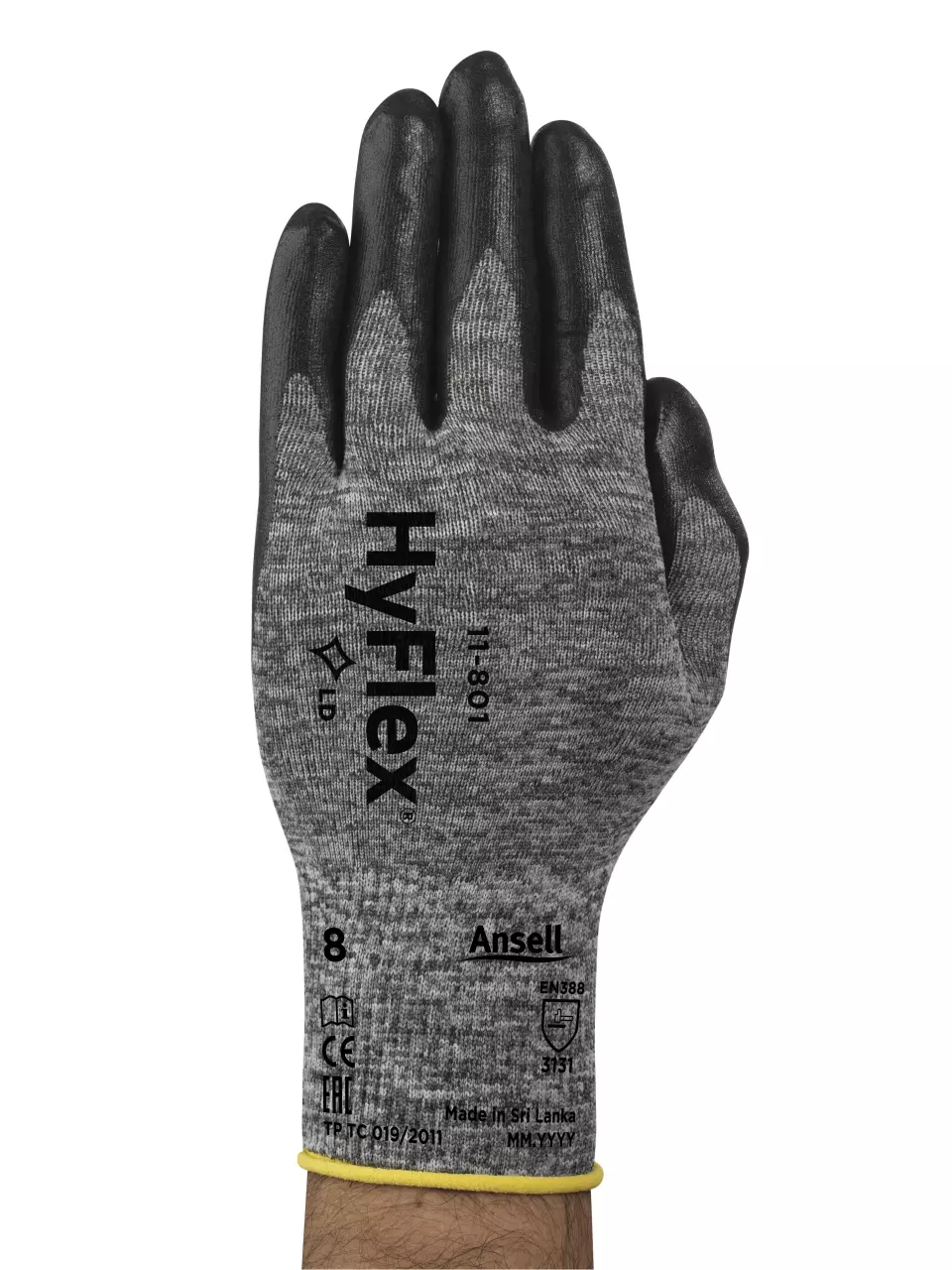 Ansell 11801, HyFlex 11-801, image 2, gallery thumbnail