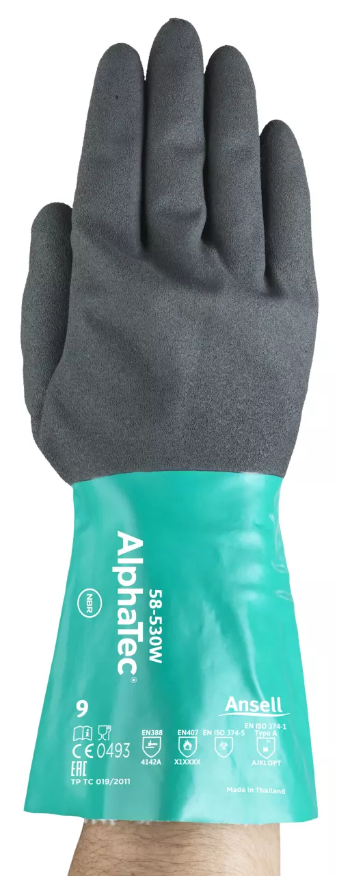 Ansell 58530W, AlphaTec 58-530W, image 1, gallery thumbnail