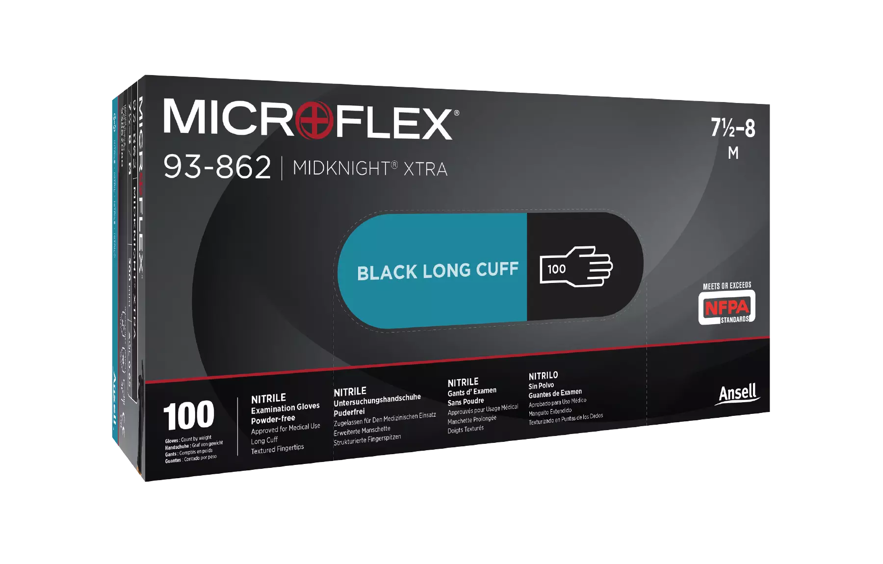 Ansell 93862, MicroFlex MK XTRA 93-862, image 2